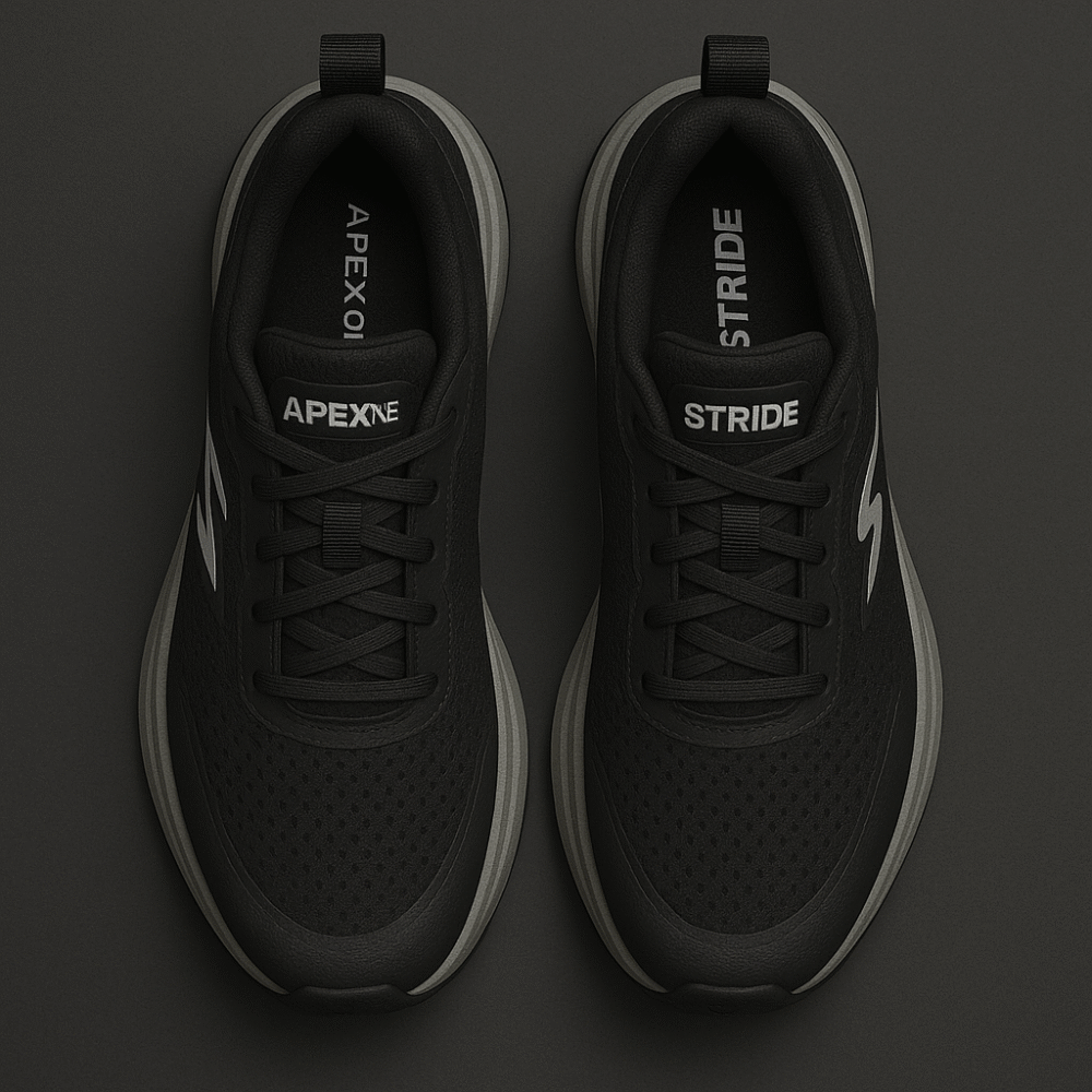 STRIDE - Apex Noir Shoes Black