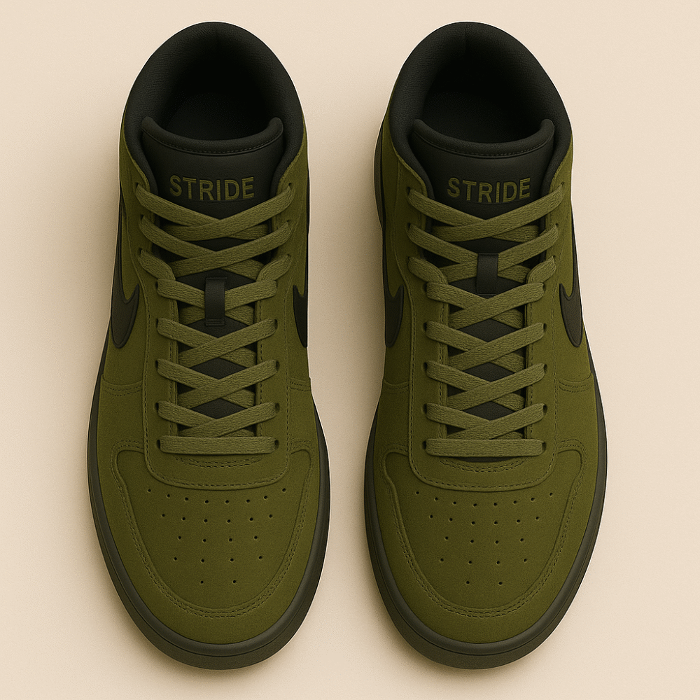 STRIDE - Urban Mid-Tops – Olive Edi